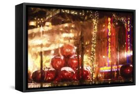 Christmas at Manhattan-Philippe Hugonnard-Framed Stretched Canvas