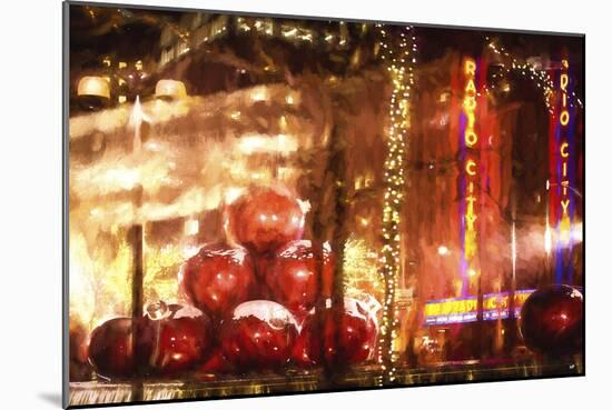 Christmas at Manhattan-Philippe Hugonnard-Mounted Giclee Print