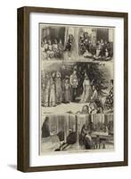 Christmas at Nazareth House, Hammersmith-null-Framed Giclee Print