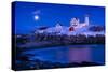 Christmas at Nubble-Michael Blanchette-Stretched Canvas
