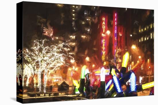 Christmas at Radio City Music Hall-Philippe Hugonnard-Stretched Canvas