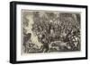 Christmas at the Court of King Arthur-Sir John Gilbert-Framed Giclee Print