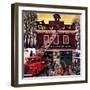 "Christmas at the Fire Station", December 16, 1950-Stevan Dohanos-Framed Premium Giclee Print