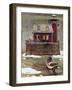 "Christmas at the Lighthouse," December 28, 1946-Mead Schaeffer-Framed Premium Giclee Print