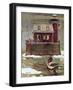 "Christmas at the Lighthouse," December 28, 1946-Mead Schaeffer-Framed Premium Giclee Print