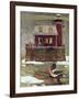 "Christmas at the Lighthouse," December 28, 1946-Mead Schaeffer-Framed Giclee Print