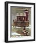 "Christmas at the Lighthouse," December 28, 1946-Mead Schaeffer-Framed Giclee Print