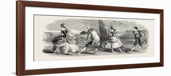 Christmas at the Theatres: Lyceum: Scene from The Golden Branch. 1848-null-Framed Giclee Print