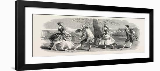 Christmas at the Theatres: Lyceum: Scene from The Golden Branch. 1848-null-Framed Giclee Print