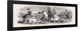 Christmas at the Theatres: Lyceum: Scene from The Golden Branch. 1848-null-Framed Giclee Print