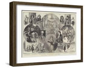 Christmas at the Theatres-Thomas Harrington Wilson-Framed Giclee Print