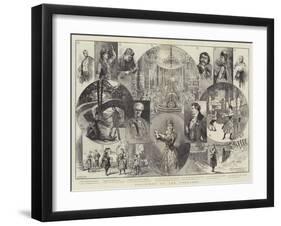 Christmas at the Theatres-Thomas Harrington Wilson-Framed Giclee Print