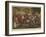 Christmas at Windsor Castle in the Time of Henry Viii, Bringing in the Yule Log-Sir John Gilbert-Framed Giclee Print