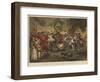 Christmas at Windsor Castle in the Time of Henry Viii, Bringing in the Yule Log-Sir John Gilbert-Framed Giclee Print