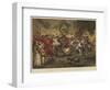 Christmas at Windsor Castle in the Time of Henry Viii, Bringing in the Yule Log-Sir John Gilbert-Framed Giclee Print