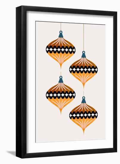 Christmas Balls (Vers.1)-Kubistika-Framed Giclee Print