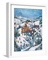 Christmas Barn-Bill Bell-Framed Giclee Print