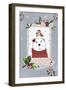 Christmas Bear-The Font Diva-Framed Giclee Print