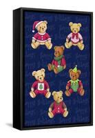 Christmas Bears-Kimura Designs-Framed Stretched Canvas