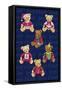 Christmas Bears-Kimura Designs-Framed Stretched Canvas