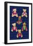 Christmas Bears-Kimura Designs-Framed Giclee Print