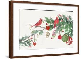 Christmas Birds I-PI Studio-Framed Art Print