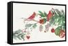 Christmas Birds I-PI Studio-Framed Stretched Canvas