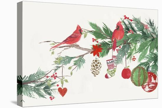 Christmas Birds I-PI Studio-Stretched Canvas