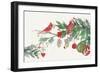 Christmas Birds I-PI Studio-Framed Art Print