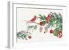 Christmas Birds I-PI Studio-Framed Art Print