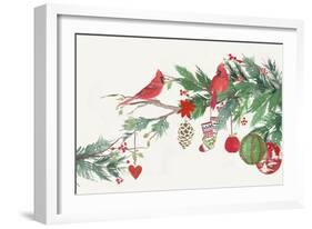 Christmas Birds I-PI Studio-Framed Art Print