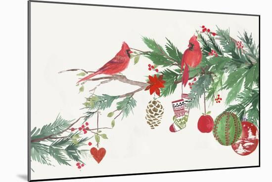 Christmas Birds I-PI Studio-Mounted Art Print