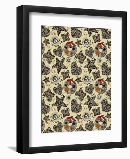 Christmas Birdseed Repeat-Cyndi Lou-Framed Premium Giclee Print