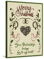 Christmas Birdseed-Cyndi Lou-Stretched Canvas