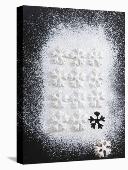 Christmas Biscuits with Icing Sugar-Strehlau-Ferfers-Stretched Canvas