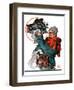 "Christmas Boar,"December 20, 1924-Joseph Christian Leyendecker-Framed Giclee Print