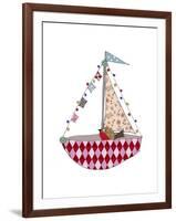 Christmas Boat-Effie Zafiropoulou-Framed Giclee Print