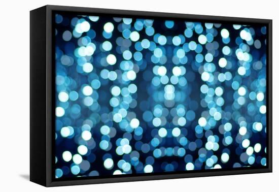 Christmas Bokeh-Roxana_ro-Framed Stretched Canvas