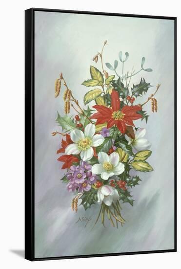 Christmas Bouquet-Albert Williams-Framed Stretched Canvas