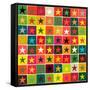 Christmas Boxed Stars-Sharon Turner-Framed Stretched Canvas