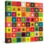 Christmas Boxed Stars-Sharon Turner-Stretched Canvas