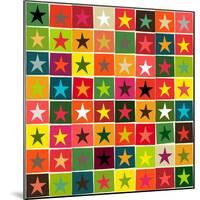 Christmas Boxed Stars-Sharon Turner-Mounted Art Print