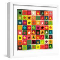 Christmas Boxed Stars-Sharon Turner-Framed Art Print