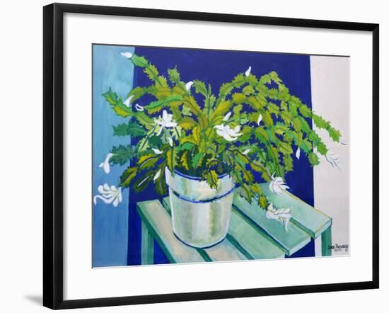 Christmas Cactus, 2000-Joan Thewsey-Framed Giclee Print