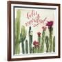 Christmas Cactus I-null-Framed Art Print