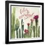 Christmas Cactus I-null-Framed Art Print