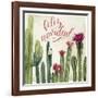 Christmas Cactus I-null-Framed Art Print