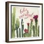 Christmas Cactus I-null-Framed Art Print