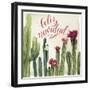 Christmas Cactus I-null-Framed Art Print