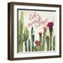 Christmas Cactus I-null-Framed Art Print